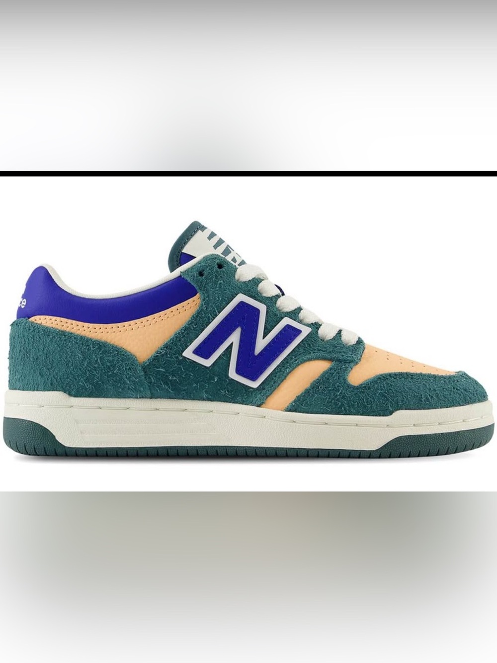 New Balance 480 New Spruce/Orange Low-Top Sneaker